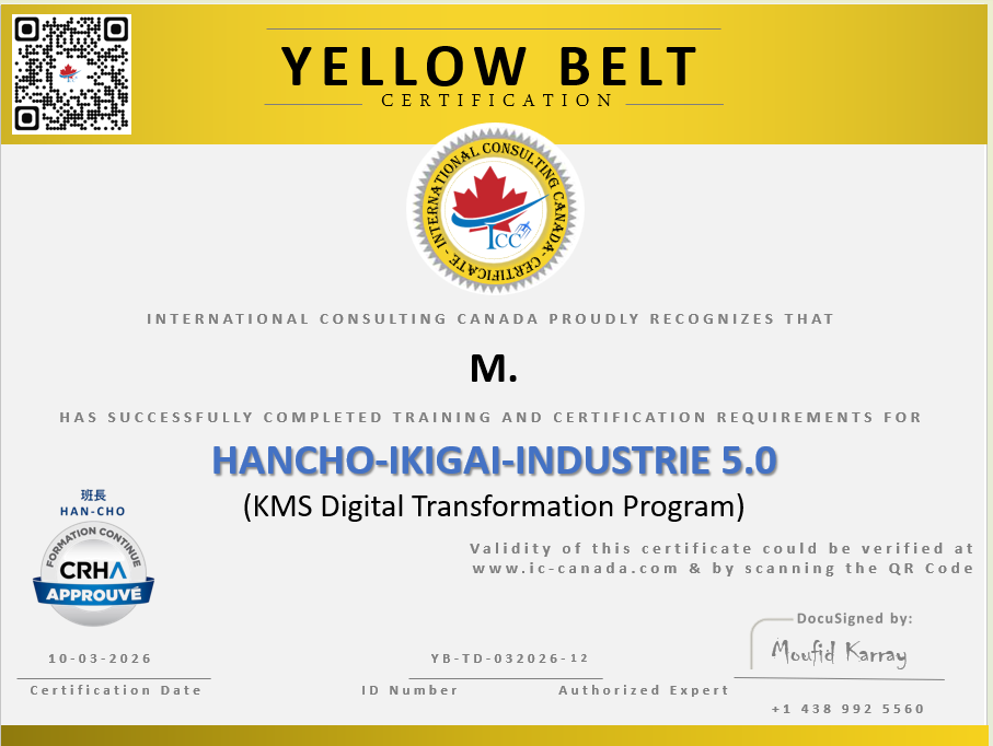 Examen de certification en HANCHO